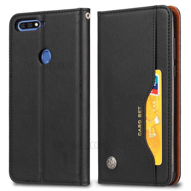 Case Huawei Y7 Pro 2018 / Pre-order * Auto-ดูด เคสกระเป๋าสตางค์ ผ้าหุ้มหนัง PU นุ่มสบาย *