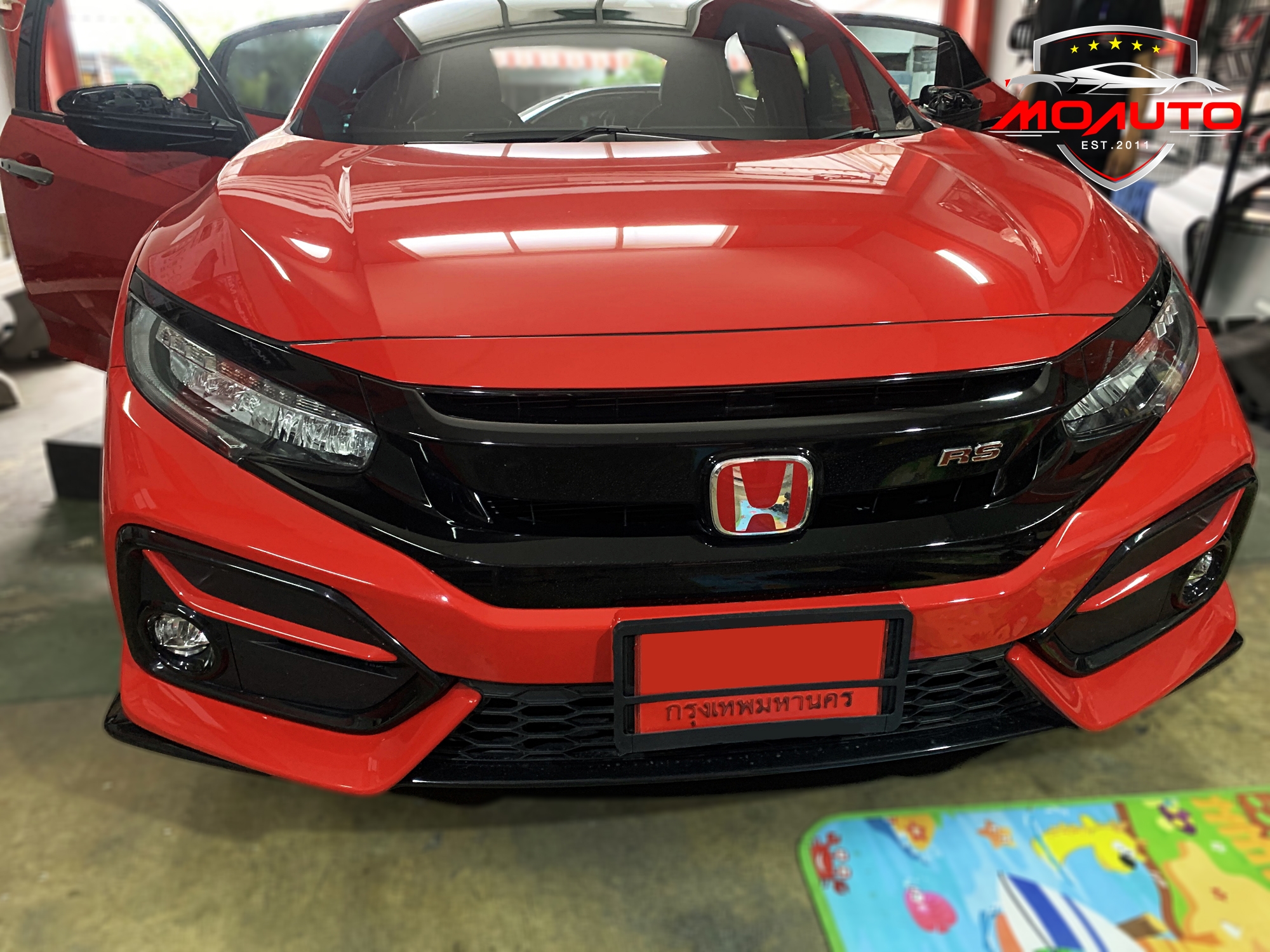 ชุดระบบช่วยเตือนมุมอับสายตาที่กระจกมองข้าง V1 (Blind Spot Monitor) CIVIC FK / FK MC