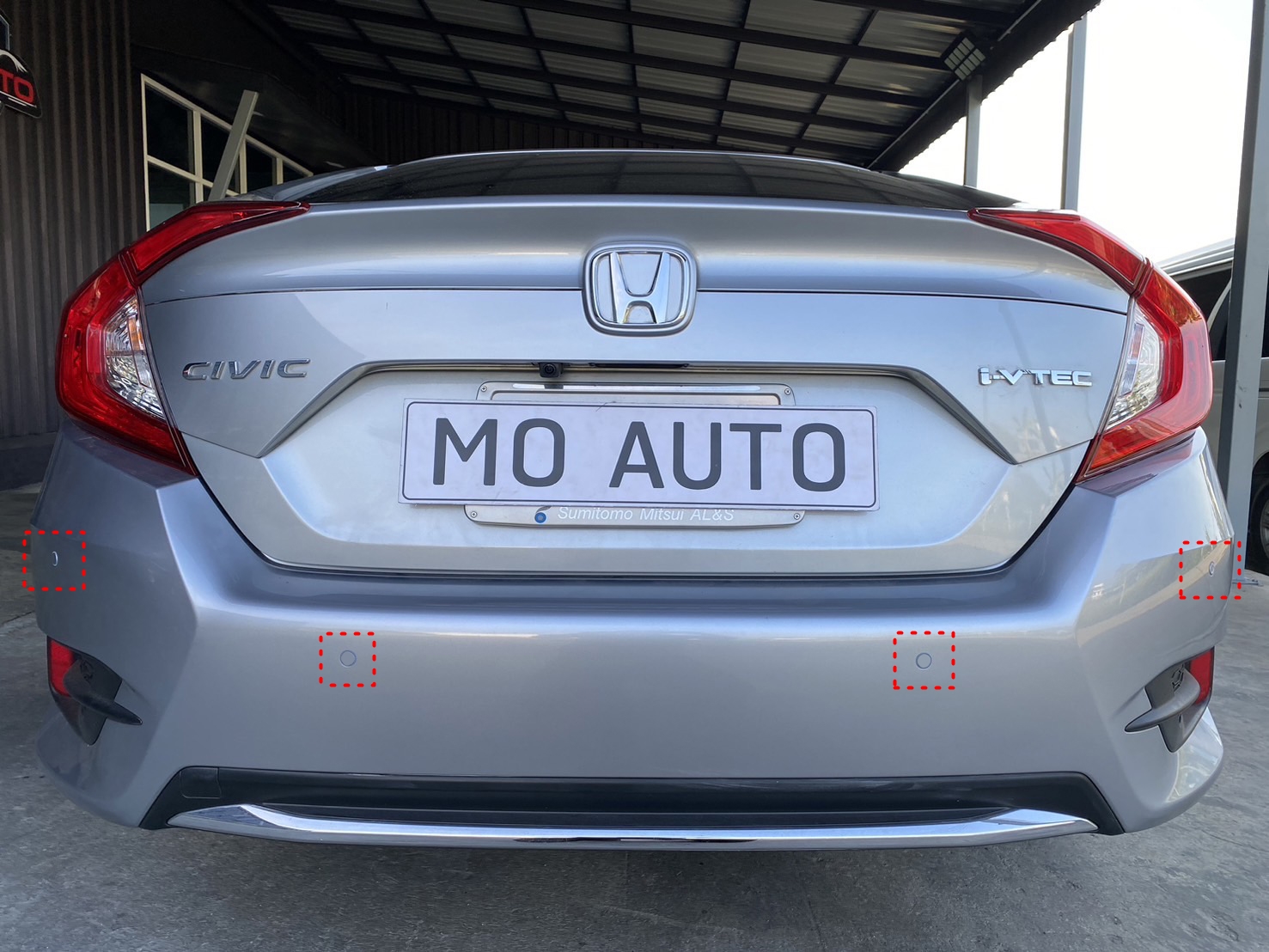 ชุดเซ็นเซอร์ หน้า-หลัง อัลตร้าโซนิค รอบคันสำหรับ CIVIC FC / FK