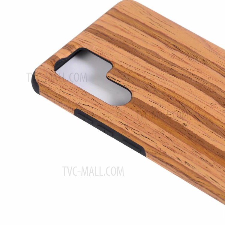 Case Huawei P30 Pro / Pre-Order * เคสโทรศัพท์หนังเคลือบลายไม้ เพรียวบางและเบา *