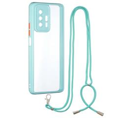 Case Xiaomi 11T / 11T Pro # Pre-Order * เคสแบบใสPC + TPU ฝาหลังป้องกันการหล่นพร้อมเชือกเส้นเล็ก *