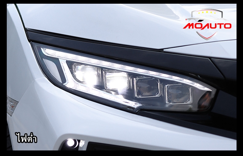 โคมไฟหน้า LED ทรง M SPORT CIVIC FC / FK 2016 - 2021