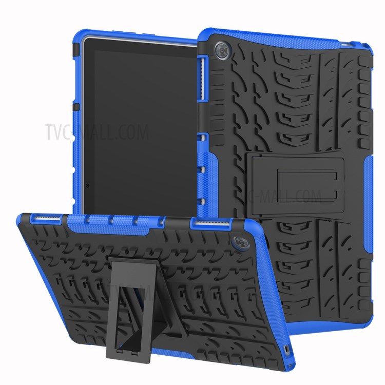 Case Huawei MediaPad M5 Lite 10' / Pre-order * รูปแบบยางเท่ด้วยการออกแบบเว้า - นูน PC + soft TPU = การป้องกันสองชั้น *