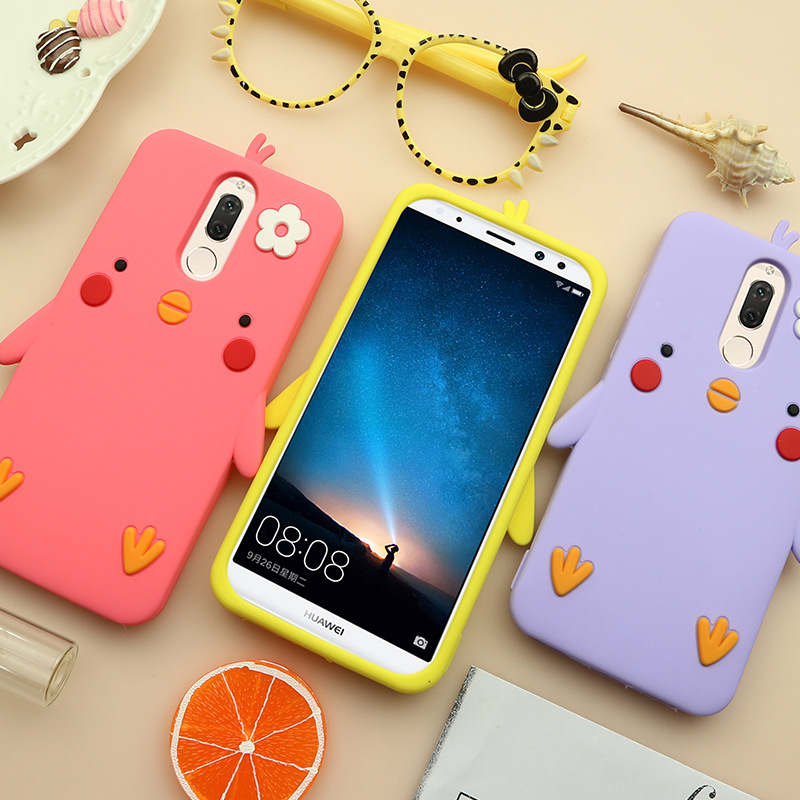 Case Huawei nova 2i / Pre-order * 3Dการ์ตูนน่ารัก silicon tpu + เชือกเส้นเล็ก *