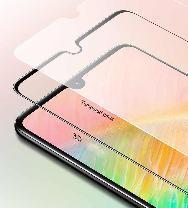 กระจกนิรภัย Huawei Mate 20 / Pre-order * ROCK ขอบโค้ง 3D เรียบและปลอดภัยในการใช้งาน *