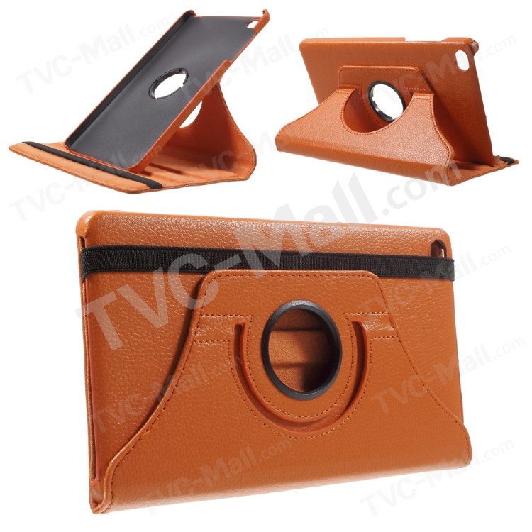 Case Huawei MediaPad M2 8.0 / Pre-order * เคสผิวลิ้นจี่ 360 องศาการหมุน *