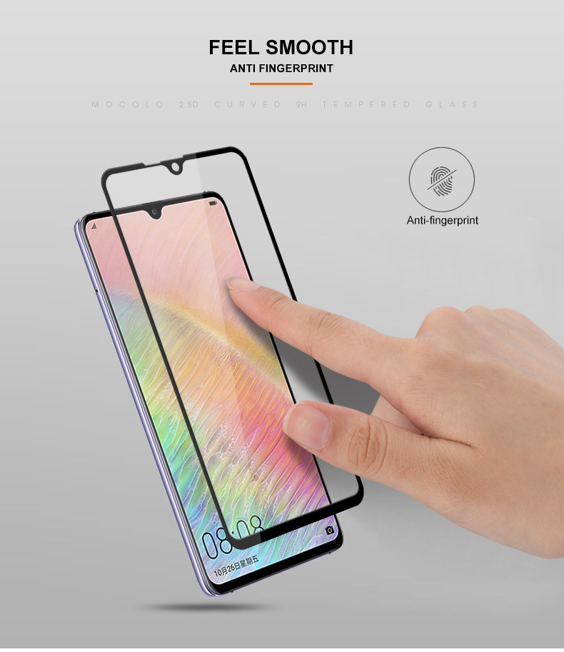 กระจกนิรภัย Huawei Mate 20 X / Pre-order * MOCOLO ความแข็ง 9H ขอบโค้ง 2.5D เรียบและปลอดภัยในการใช้งาน *