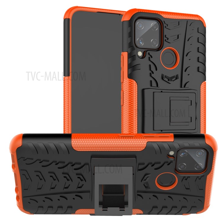 Case Realme C11 / Pre-order * Cool Tyre PC + TPU Hybrid Shell พร้อม Kickstand Cover *