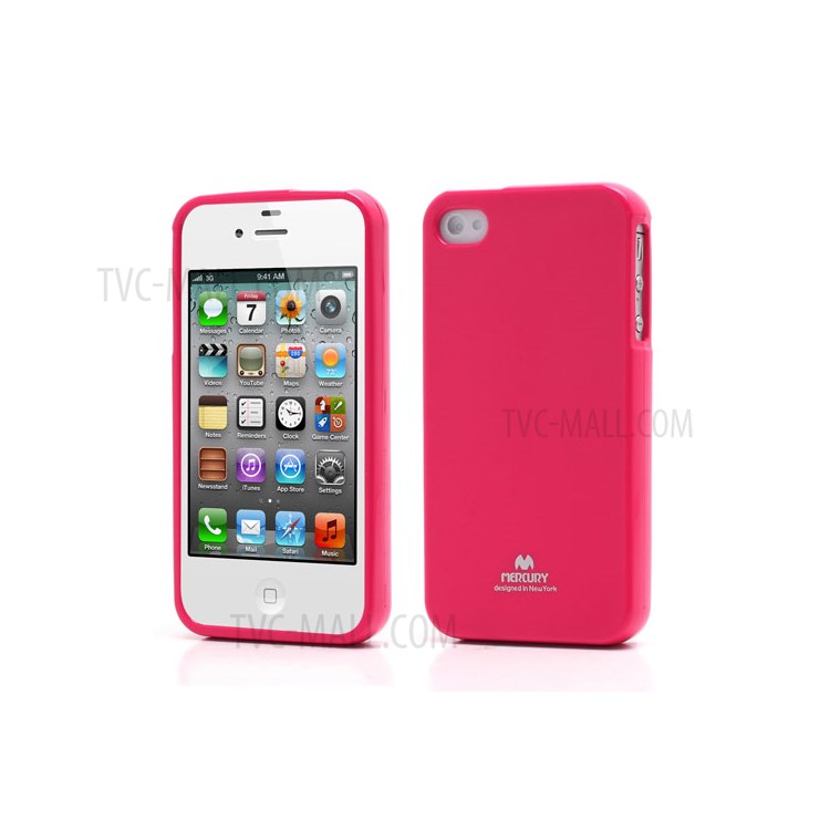 Case iPhone 4 /4s / Pre-Order * Mercury GOOSPERY เคส TPU เจลส่องแสงผงระยิบระยับ *