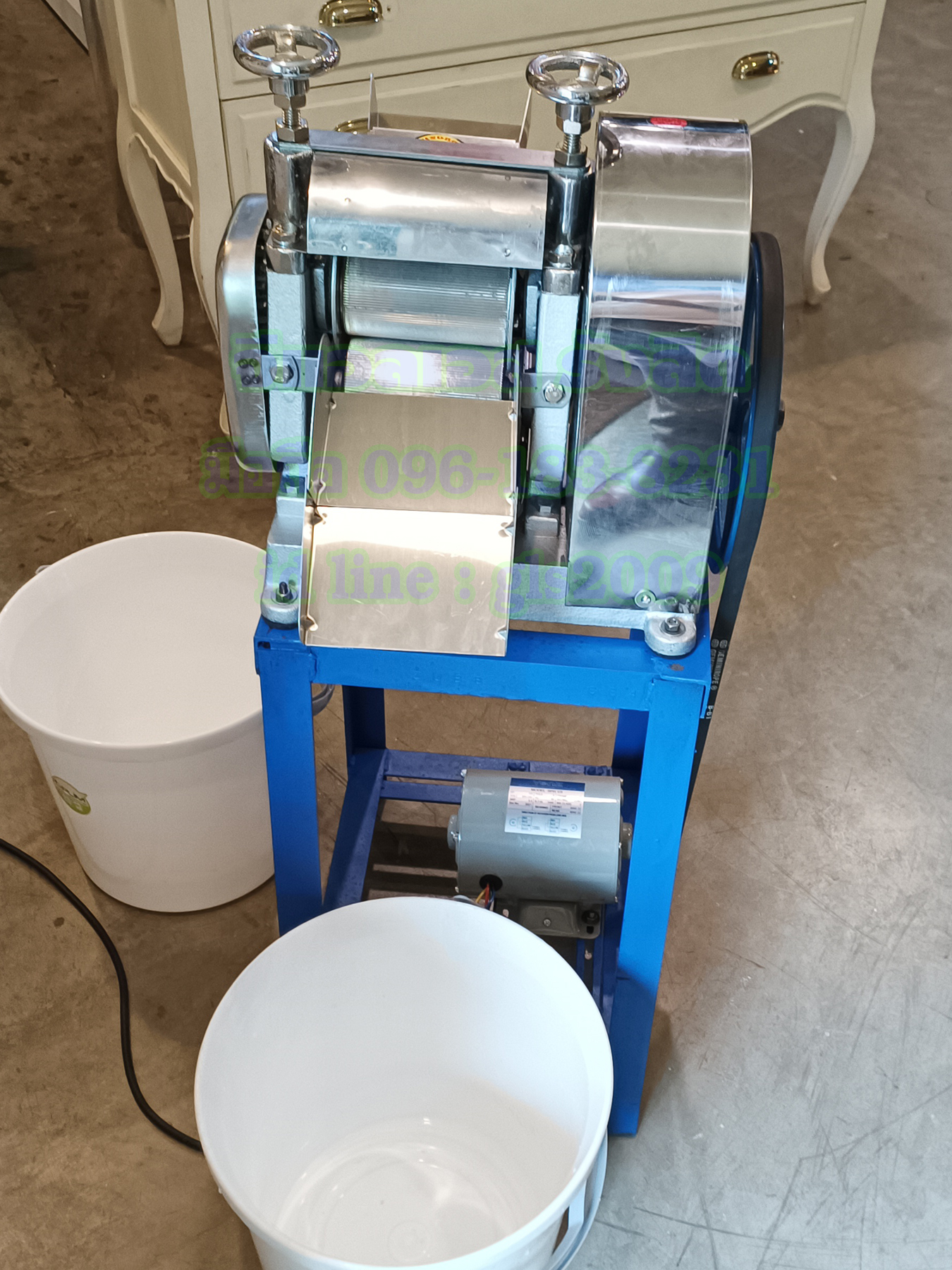 เครื่องคั้นน้ำอ้อยสดไฟฟ้า