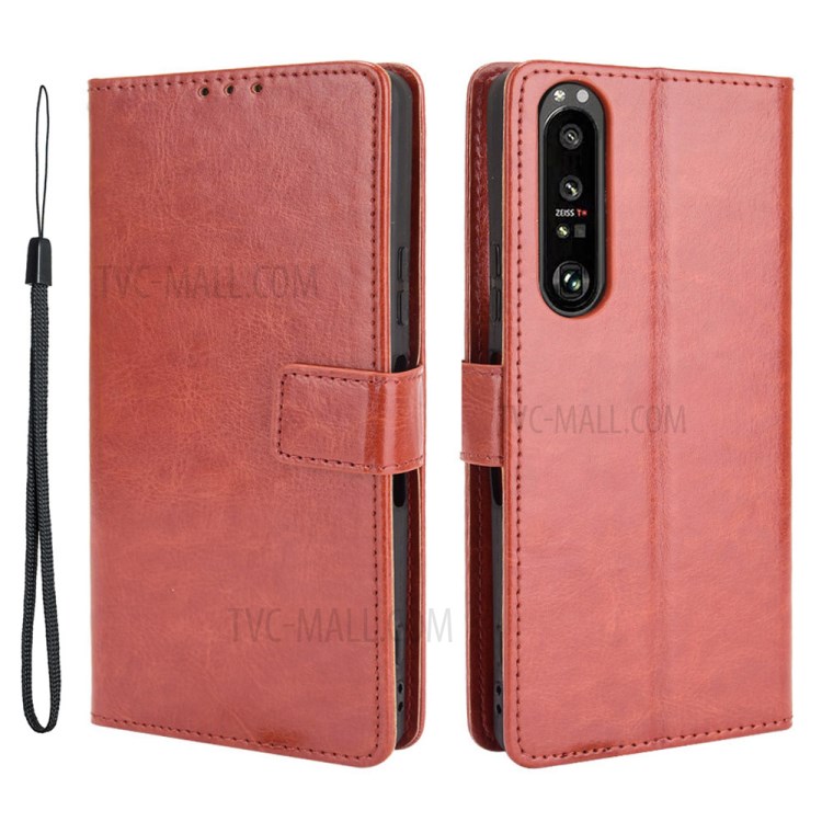 Case Sony Xperia 1 III 5G # Pre-orde * เคสสไตล์กระเป๋าสตางค์: ช่องใส่การ์ด 3 ช่อง + ช่องใส่เงินสด 1 ช่อง *