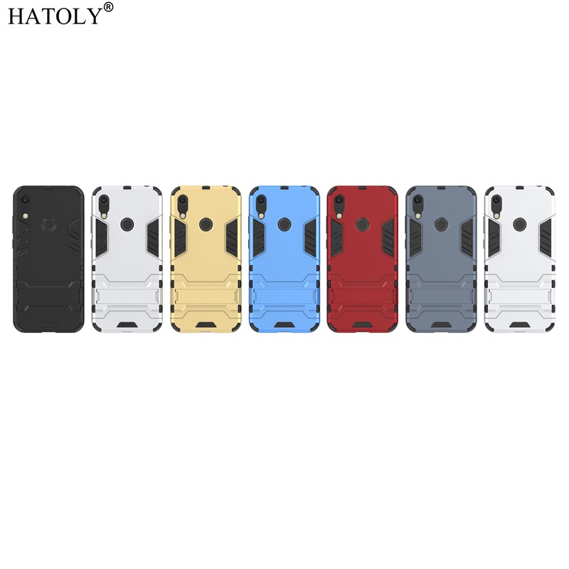 Case Huawei Y6s / Pre-Order * เคสพลาสติก TPU วัสดุไฮบริด+ ขาตั้ง *