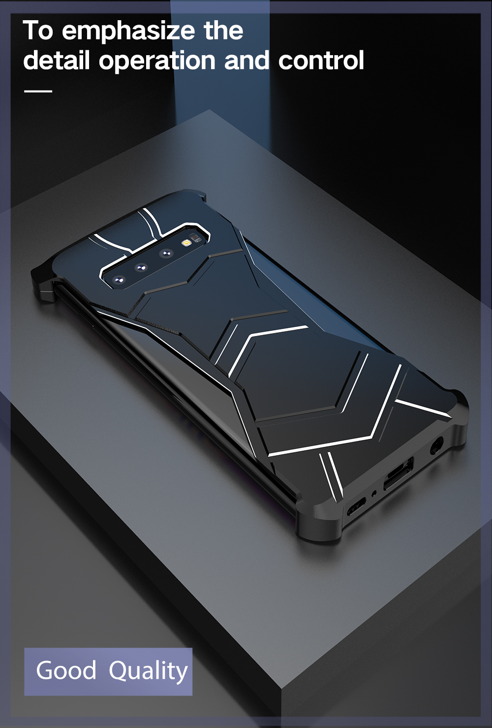 Case Samsung Galaxy S10 / Pre-Order * Panther กันกระแทกอลูมิเนียมปกหลัง วัสดุอลูมิเนียมบางพิเศษเพื่อความพอดีที่ไร้รอยต่อ *