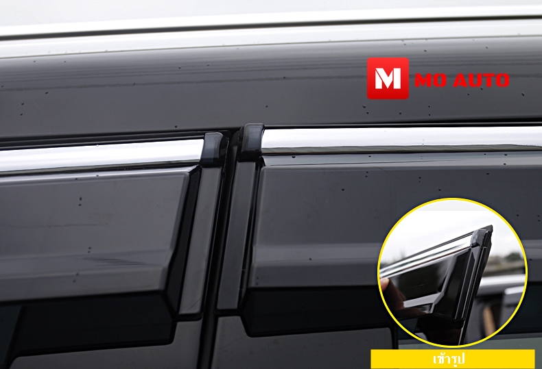 กันสาดโครเมียมตรงรุ่น CR-V G5