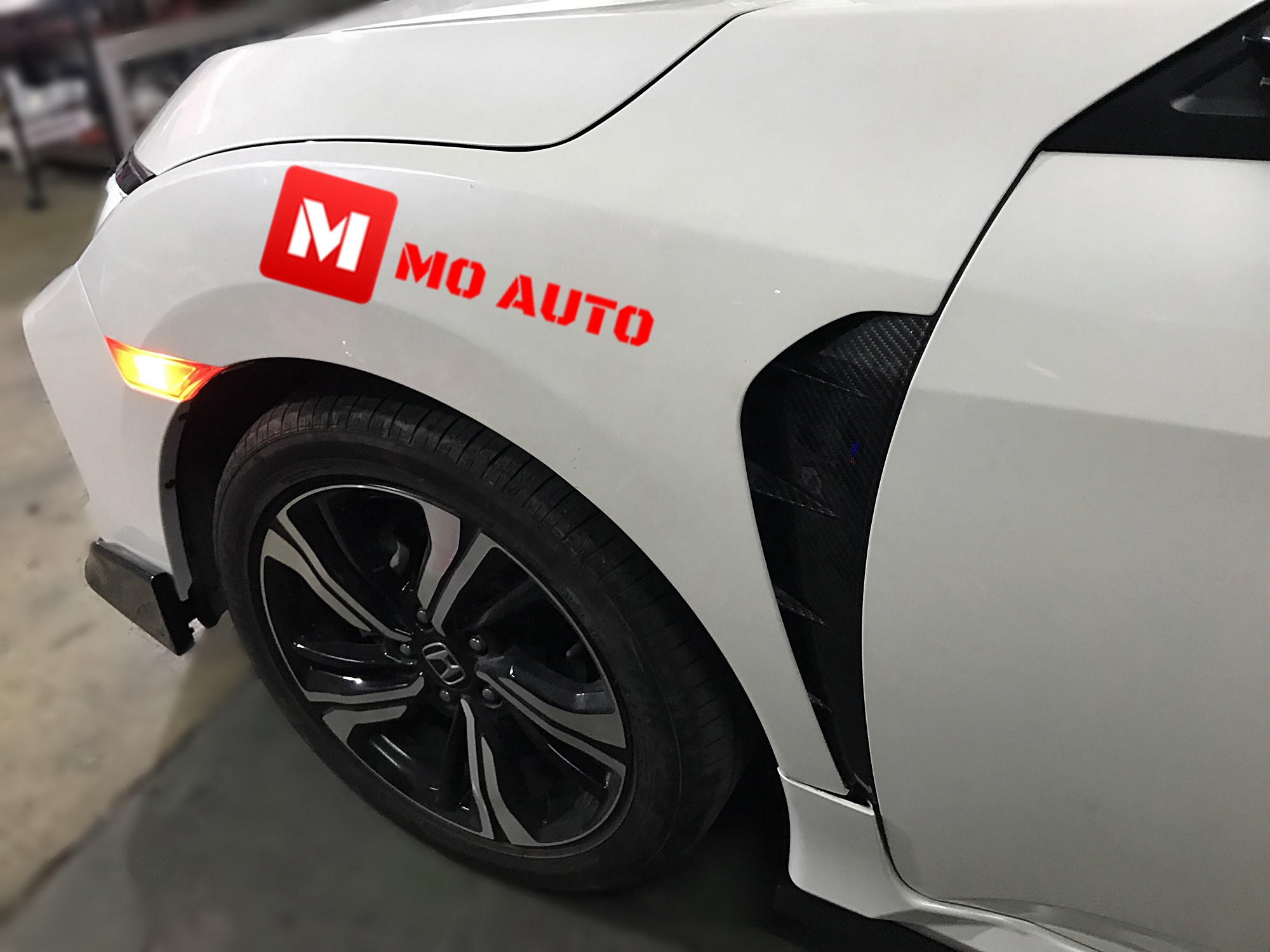 แก้มข้างทรง Type-R งานดิบ CIVIC FC / FK / MC 2016-2021