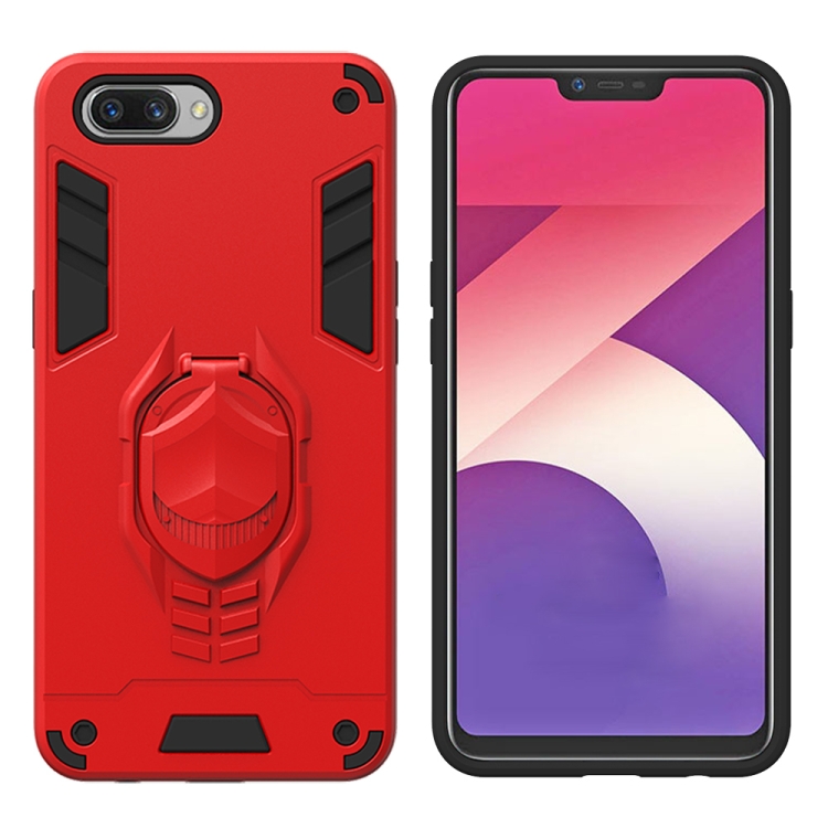 Case OPPO A3S # Pre-order * 2 in 1 Armor Knight Series เคสพีซี + TPU พร้อมตัวยึดที่มองไม่เห็น *