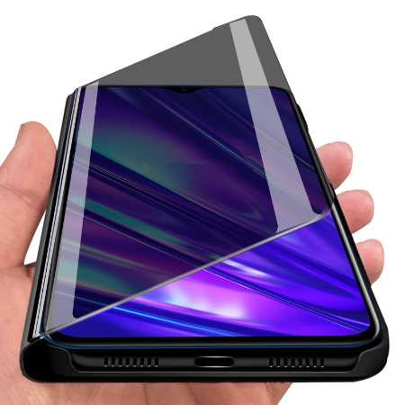 Case Huawei Y5p / Pre-Order * วัสดุหนัง PC + PU หน้าต่างโปร่งแสงเพื่อการดูข้อมูลที่ง่าย *
