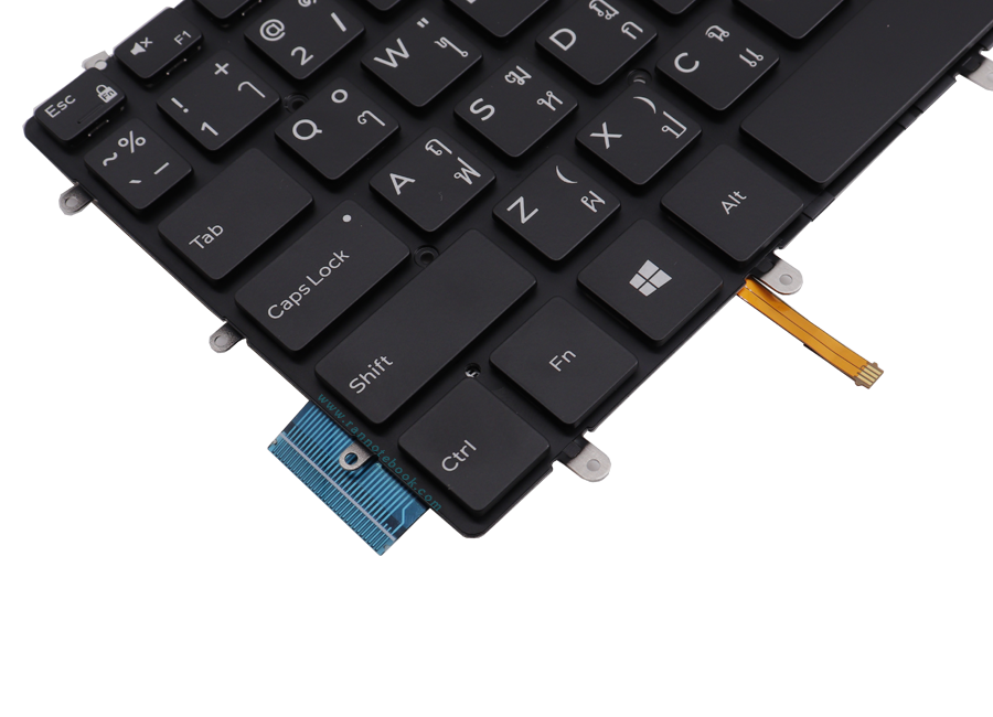 Keyboard Notebook Dell XPS 9380 มีBacklit แท้ประกันศูนย์ Dell