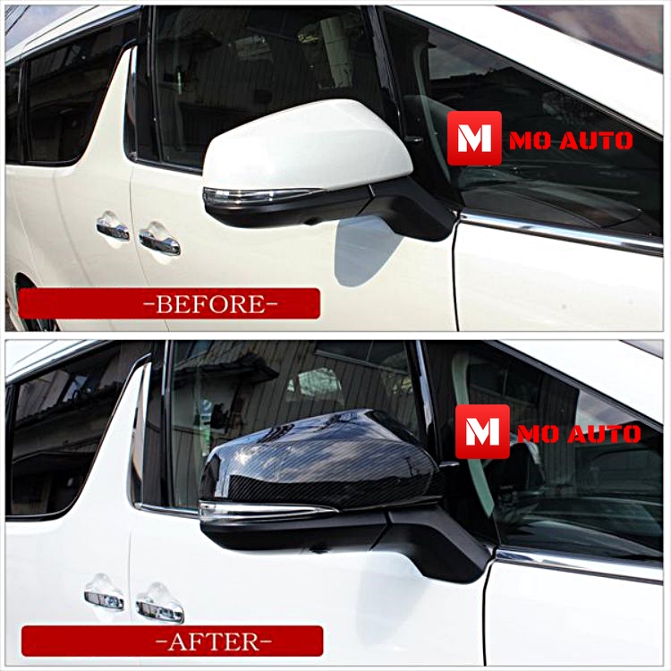 ครอบกระจกคาร์บอน ALPHARD / VELLFIRE MC