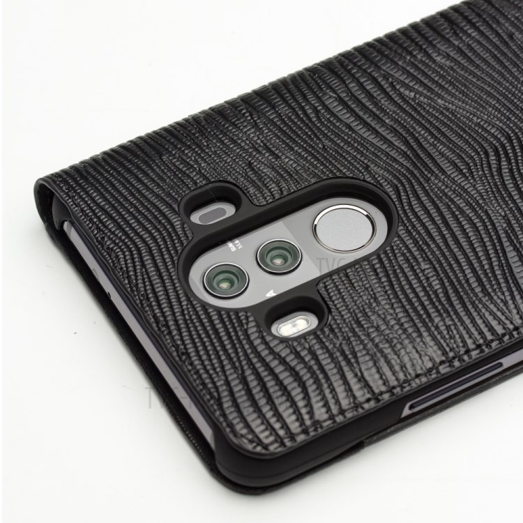 Case Huawei Mate 10 Pro / Pre-order * QIALINO ลายตารางเนื้อหนังวัวแท้ ดูหน้าต่างสมาร์ทเคส *