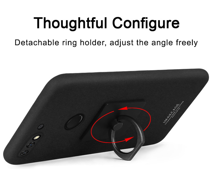 Case Huawei Y7 Pro 2018 / Pre-order * IMAK Matte ผิว PC Back เคสที่มีขา Protector + ฟิล์มหน้าจอ *