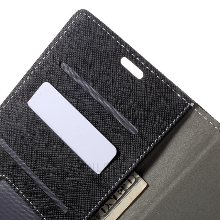 Case Lenovo Vibe P2 / Pre-order * กระเป๋าสตางค์ขาตั้ง Cross Texture ปกหนัง Folio *