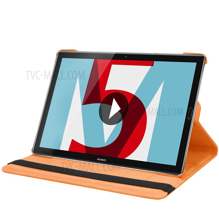 Case Huawei MediaPad M5 Pro / Pre-Order * เคสผิวลิ้นจี่ หมุน 360 องศาช่วยให้มองเห็นแนวนอนและแนวตั้ง *