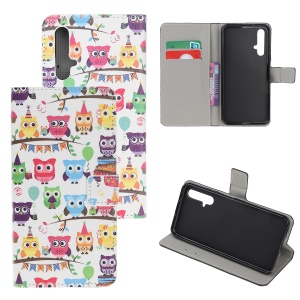 Case Huawei Nova 5T / Pre-order * เคสรูปแบบการพิมพ์หนังกระเป๋าสตางค์ *