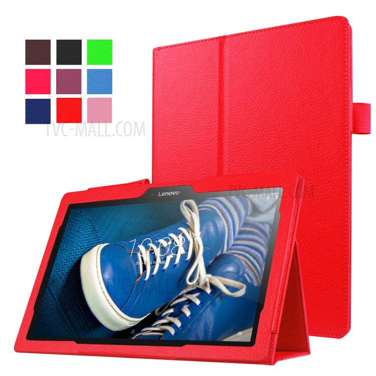Case Lenovo Tab 3 10 Plus / Pre-order * เคสผิวลิ้นจี่ กระเป๋าหนัง PU ทนทาน *