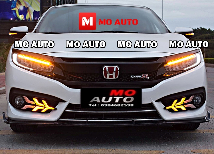 ไฟ Daylight CIVIC FC ทรง AUDI Style