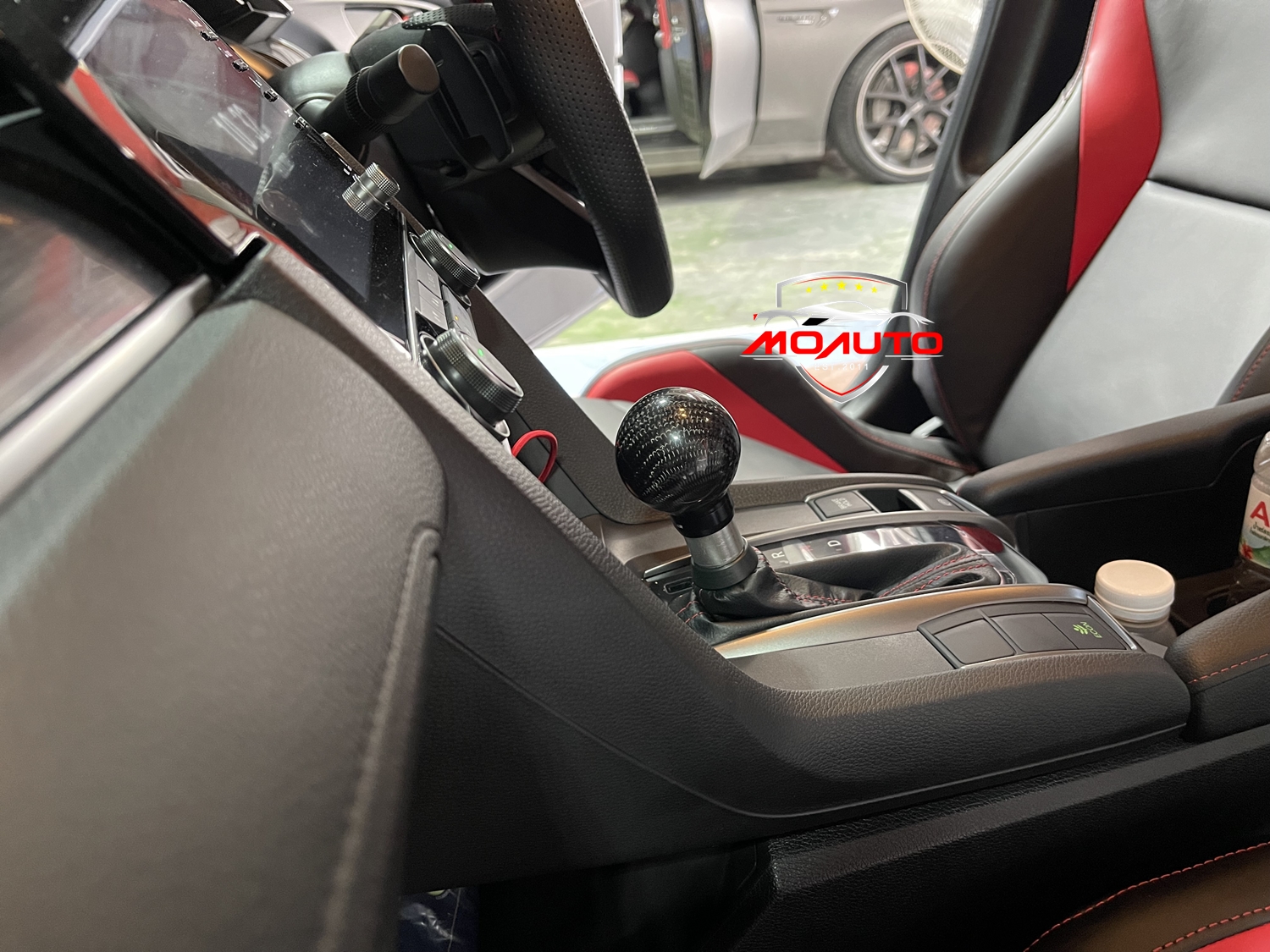 หัวเกียร์ทรงกลมคาร์บอนแท้ CIVIC FC / FK