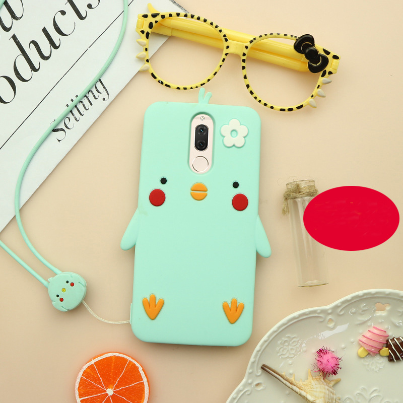 Case Huawei nova 2i / Pre-order * 3Dการ์ตูนน่ารัก silicon tpu + เชือกเส้นเล็ก *