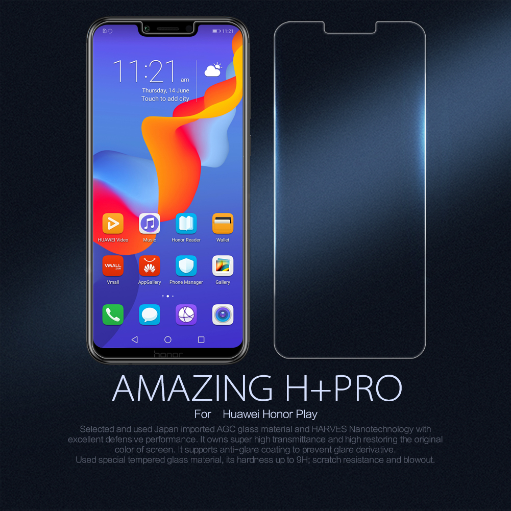 กระจกนิรภัย Huawei Honor Play / Pre-orde * NILLKIN Amazing H + PRO วัสดุกระจก AGC ที่นำเข้าเทคโนโลยีนาโนเทคโนโลยี HARVES *