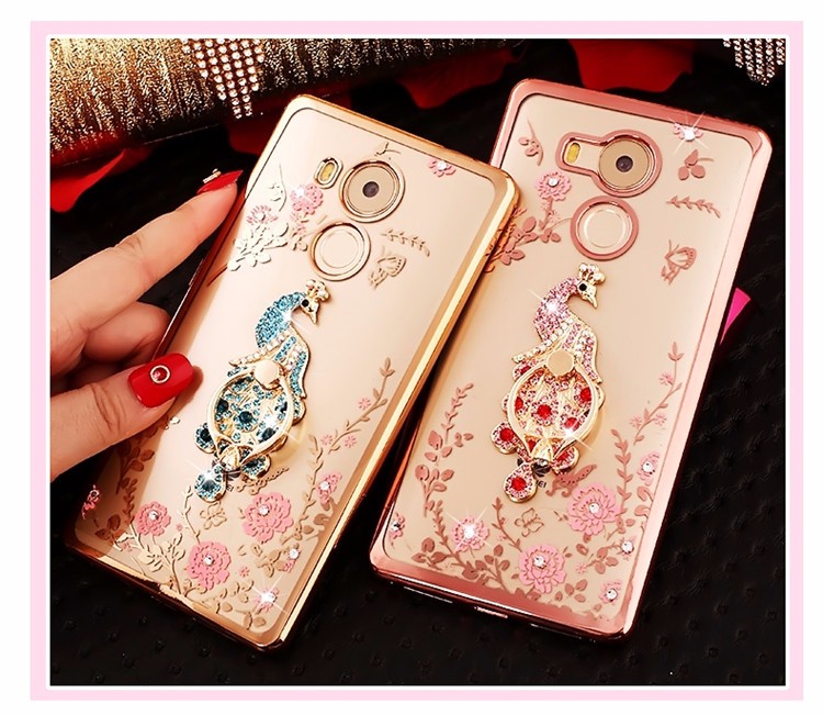 Case Huawei GR5 / Pre-order * เคสหรูหราเทคนิคการชุบทอง TPU ซิลิโคนอ่อนนุ่ม+ แหวน *