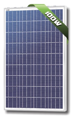 แผงโซล่าเซลล์ Solarland ชนิด Polycrystalline Silicon ขนาด 100W รับประกัน 10 ปี