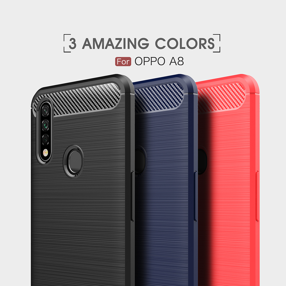 Case OPPO A31 / Pre-order * เคสคาร์บอนไฟเบอร์ Brushed TPU *