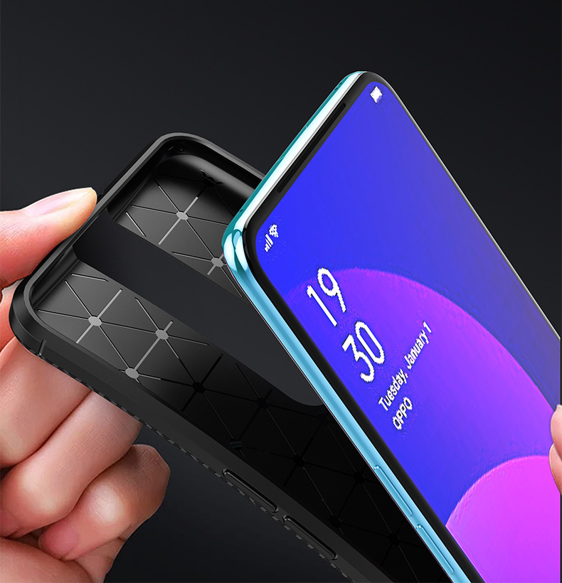 Case OPPO F11 Pro / Pre-Order * เคสคาร์บอนไฟเบอร์ ซอฟท์ซิลิโคน *