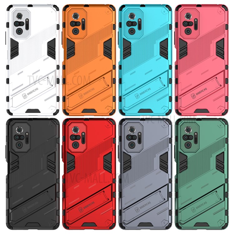 Case Xiaomi Redmi Note 10 Pro / Pre-Order * เคสขาตั้งออกแบบกันกระแทก PC + TPU ไฮบริด *