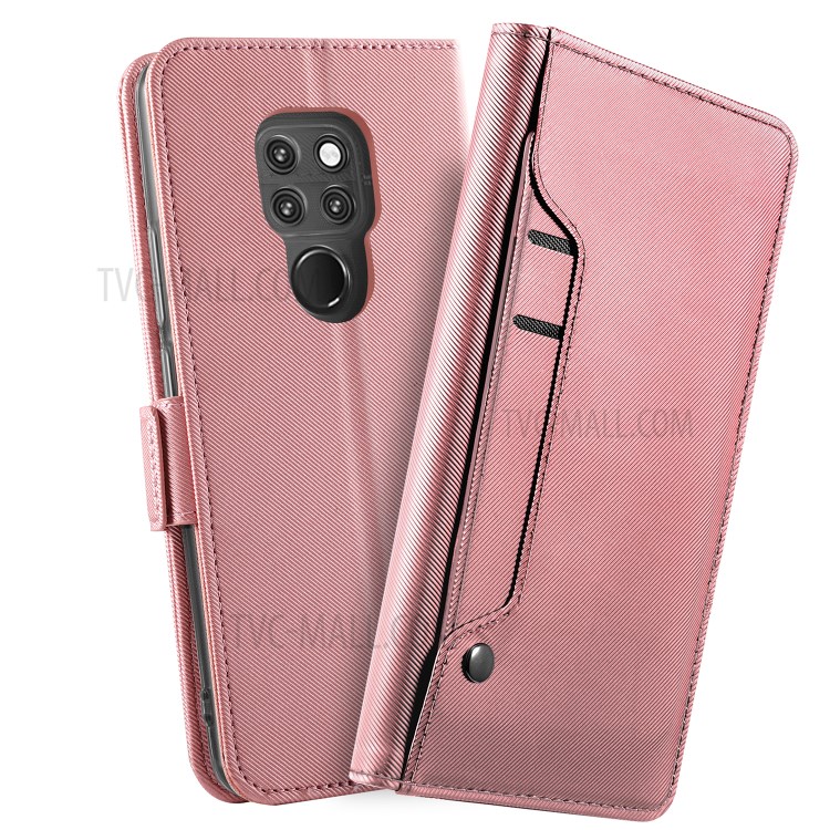 Case Huawei Mate 20 / Pre-order * การออกแบบพื้นผิวลายรู้สึกดี ทำจากวัสดุหนังเทียม TPU + PU *