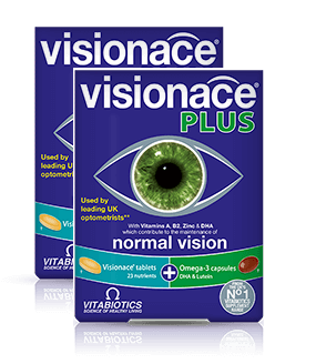 วิตามินบำรุงสายตา Visionace Plus 2 กล่อง **ราคาพิเศษ**