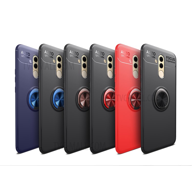Case Huawei Mate 20 Lite # Pre-order * เคส TPU ขาตั้งแหวนนิ้ว (แผ่นโลหะในตัว) *