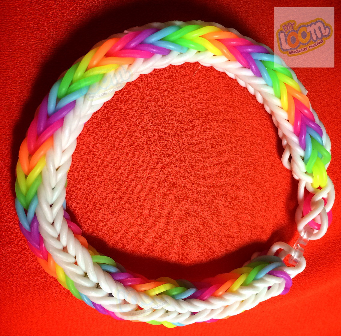 หนังยางถักข้อมือแฟนซี Silicone Loombands รุ่นLimited เส้นกลมเหมือนโดนัท ทำลายอะไรก็สวย ที่สำคัญไม่เปื่อยแน่นอนจ้า