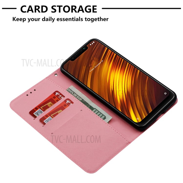 Case Xiaomi Pocophone F1 / พรีออเดอร์ * รูปแบบการพิมพ์ปกหนัง PU การออกแบบกระเป๋าสตางค์เหมาะกับบัตรและเงินสด *
