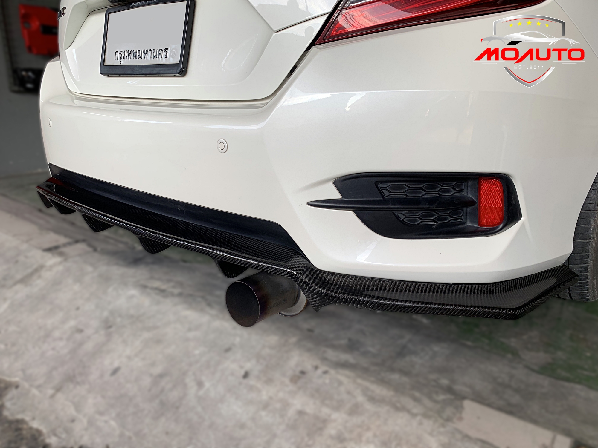 ดิฟฟิวเซอร์หลังคาร์บอนแท้ แบบเต็ม พร้อมปีกข้างFC / FC MC