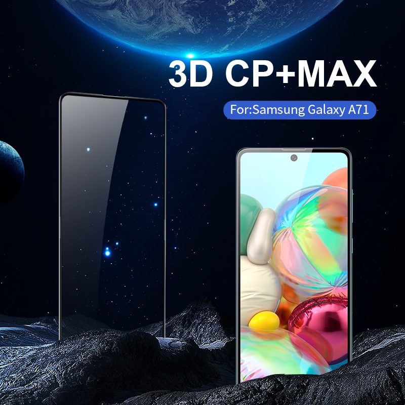 กระจกกันรอย Samsung Galaxy A71 / Pre-order * NILLKIN 3D CP + MAX การออกแบบโค้งเพื่อการครอบคลุมเต็มหน้าจอ ความแข็ง 9H *