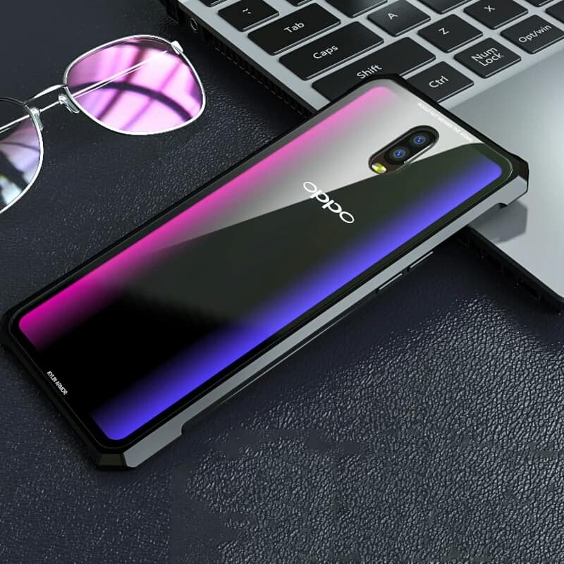 Case OPPO R17 Pro / Pre-Order * เคสกรอบโลหะอลูมิเนียม + กระจกนิรภัยปกหลัง *