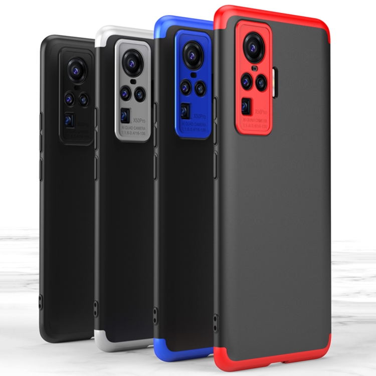 Case Vivo X50 Pro / Pre-Order * GKK 3 In 1 Splicing คุ้มครองเต็มรูปแบบ 360 องศา *