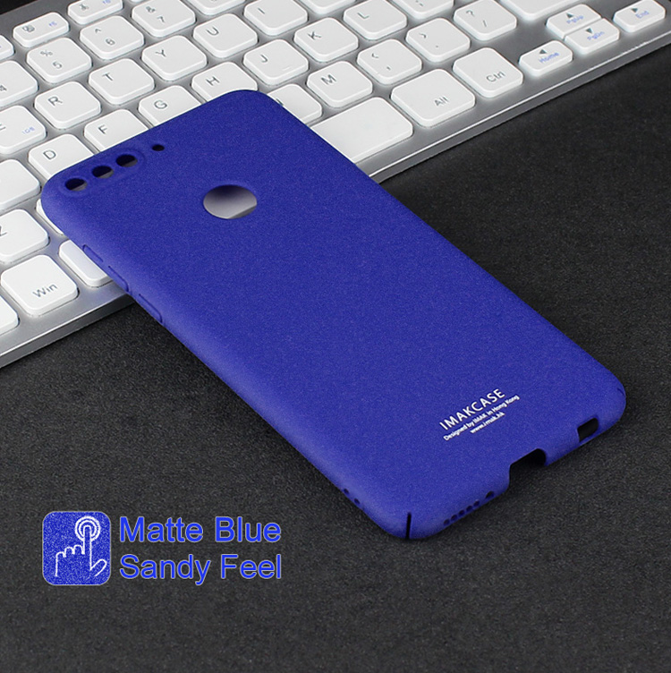 Case Huawei Y7 Pro 2018 / Pre-order * IMAK Matte ผิว PC Back เคสที่มีขา Protector + ฟิล์มหน้าจอ *