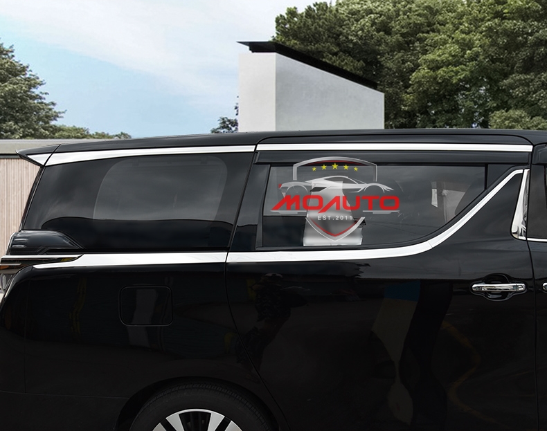 ขอบหน้าต่างชายประตูหลังสแตนเลท ALPHARD / VELLFIRE 30 MC