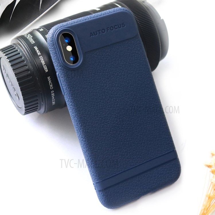 Case iPhone X , iPhone XS / Pre-Order * เคสผิวลิ้นจี่เนื้อนุ่ม TPU *